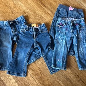 Lot of Toddler Jeans